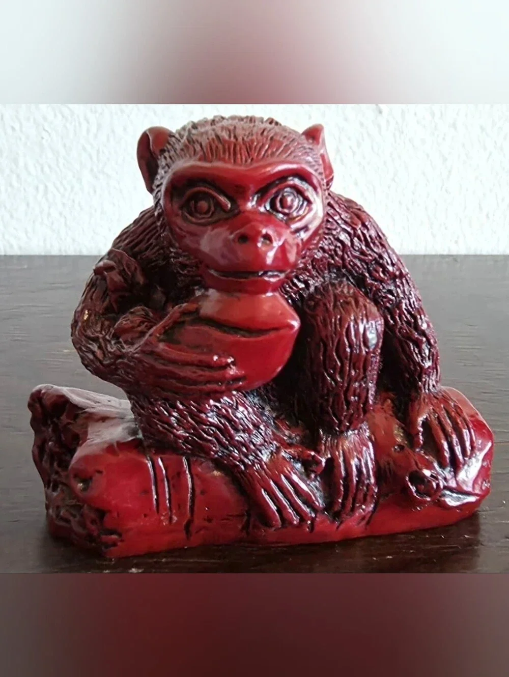 Red Small Pets Figurine Set - Decorative Pet Statues